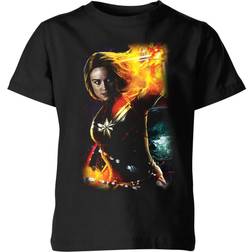 Marvel Captain Galactic Shine Kids' T-Shirt - Black