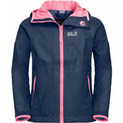 Jack Wolfskin Regenjacke Rainy - Indigoblau/Pink