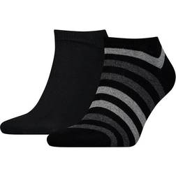 Tommy Hilfiger Herren Sneakersocken mit Label-Print - Dunkelblau