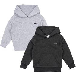 Slazenger Oth Fleece Hoody Infant - Kulgrå