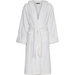 Decoy Velor Fleece Robe Hood - Off White