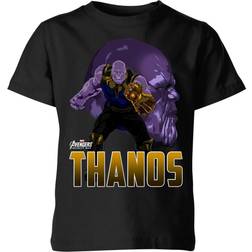 Marvel Camiseta Vengadores Thanos - Niño - Negro