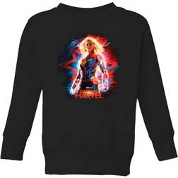 Marvel Sudadera Para Niño Poster de Captain - Negro