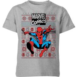 Marvel Avengers Classic Spider-Man Kids Christmas T-Shirt 11-12