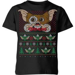 Gremlins Ugly Knit Kids' Christmas T-Shirt - Black