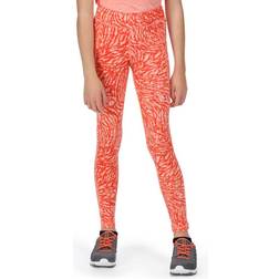 Regatta Kid's Atkin II Leggings - Neon Peach Animal (RKJ125_IAF)