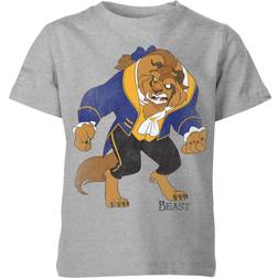 Disney Kid's Beauty & the Beast Classic T-shirt - Grey