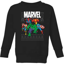 Marvel Avengers Group Pull de Noël Pour Enfants - Noir