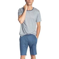 Calida Love Nature Short Pyjama Grey/Blue