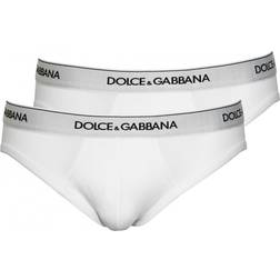 Dolce & Gabbana Slip Medio Man Underwear White Cotton