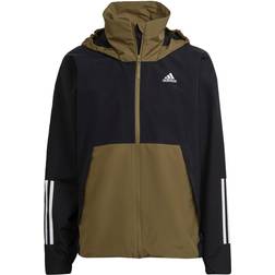 Adidas Veste de mi-saison Homme Taille 3-Stripes RAIN.RDY H65773