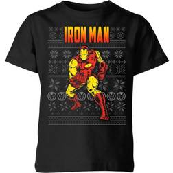 Marvel Avengers Classic Iron Man Kids Christmas T-Shirt 11-12