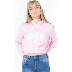 Hype Script Kids Crop Hoodie