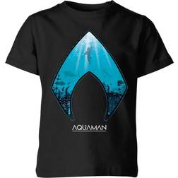 DC Comics Aquaman Deep Kids' T-Shirt - Black