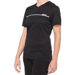 100% Ridecamp Kurzarm Jersey - Schwarz/Grau