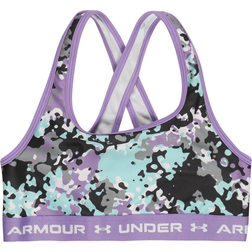 Under Armour Crossback Mid Printed Girls Bra