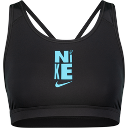 Nike Medium Pad Air Bra - Black/Black/Dk Smoke Grey