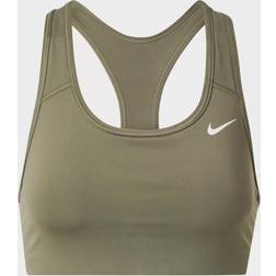 Nike Jr Swoosh Luxe Sport Bra - Olive/White Unisex