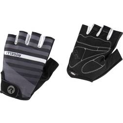 Rogelli Dynaflex Stripe Cycling Gloves Men - Black/White