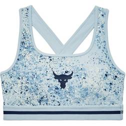 Under Armour Project Rock Bra - Orange/Hvid