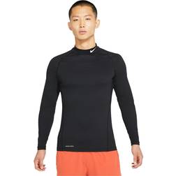 NIKE Pro Warm Top Mock - Schwarz