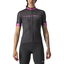 Castelli Gradient Trøje Damer, sort/pink Trøjer Racer 2022 sort