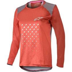 Alpinestars Stella Alps 6.0 Jersey de Bicyclette Dames De LS, Rouge