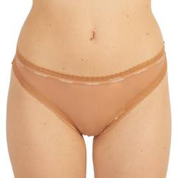 Calvin Klein Bottoms Up Thong - Sandalwood