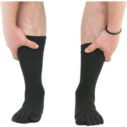 Funq Wear Toe Socks Cotton Men - Musta