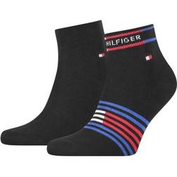 Tommy Hilfiger 2-Pack Breton Stripe Quarter Socks EU43-46