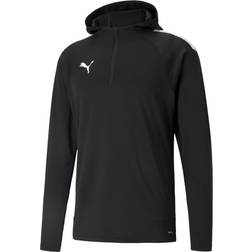 Puma TeamLIGA Fleece Huvtröja Herrar Svart