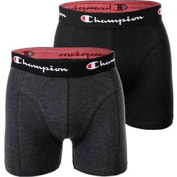 Champion Boxershorts 2er Pack - Schwarz/Schwarz