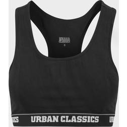 Urban Classics Brassière Femme Classic Logo - Noir