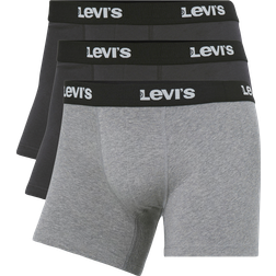 Levi's 3P Back In Session Boxer - Svart/Grå