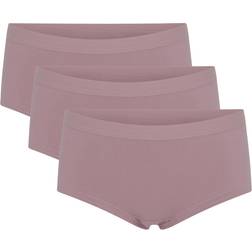 Decoy Bio Baumwolle Hipster 3-pack - Schwarz/Rose