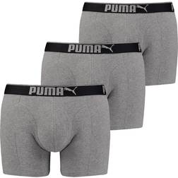 Puma Sueded Cotton Boxer 3p Black Male