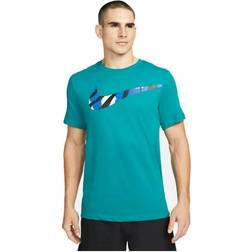 Nike Training Sport Clash Swoosh infill t-shirt in