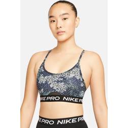 Nike Pro Dri-fit Indy Women's Aviator Grey/Black/Black/White Female