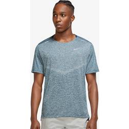 Nike Dri-fit Rise 365 T-shirt - Sh Ash Green/Her/Reflective Silver