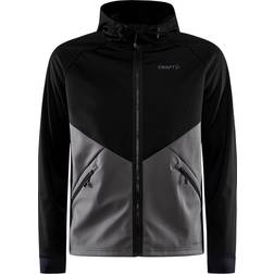Craft Glide Hood Jakket M - Black/Granite