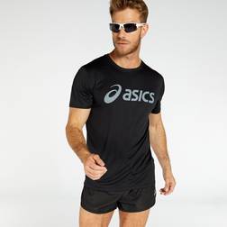 Asics Camiseta de Manga Corta - Negro