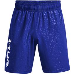 Under Armour Men's Woven Emboss Shorts Academy