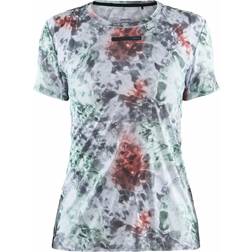 Craft Vent Mesh SS Løbe-T-Shirt Women Hvid/Rød/Grøn