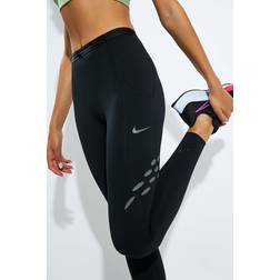 NIKE Dri-Fit Run Division Mid-Rise Tights - Rot