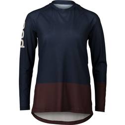 POC Women's MTB Pure LS Jersey Light Sandstone Beige/Himalayan Salt