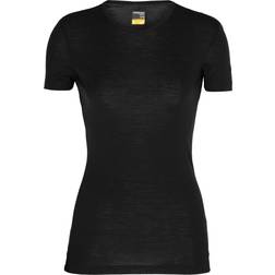 Icebreaker 175 Everyday Crewe Manga Corta Negro Mujer - Black