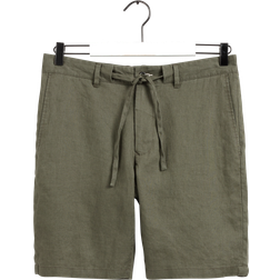 Gant Relaxed Linen Ds Shorts - Green