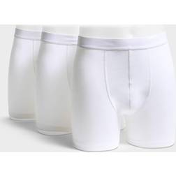 3-Pack Long Boxer Brief - White