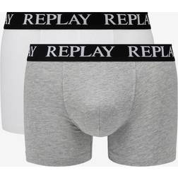 Replay 2er Pack Basic Boxershorts - Schwarz