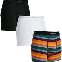 Paul Smith Men's 3-Pack Long Leg Trunks - White